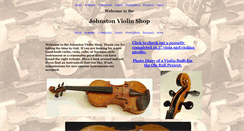 Desktop Screenshot of johnstonviolins.com